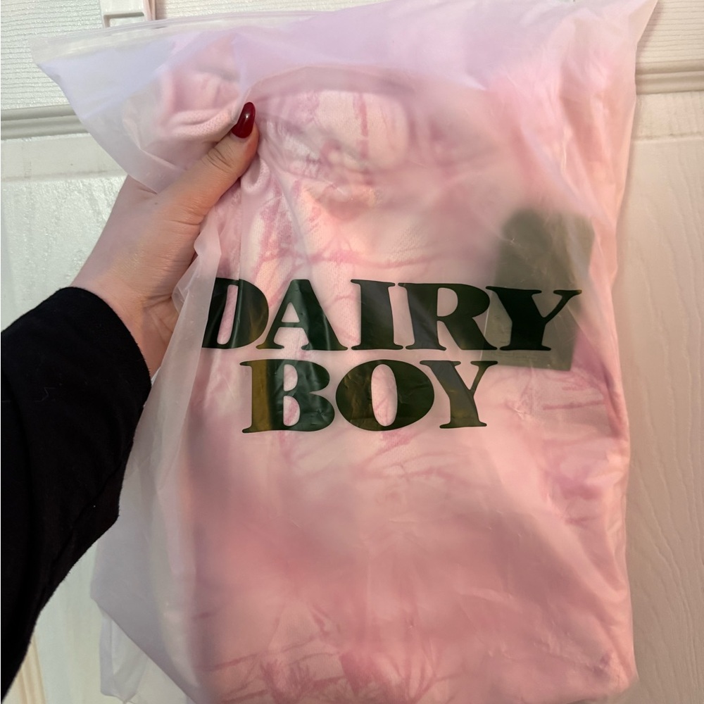 DAIRY BOY Pink Camo Sweatpants